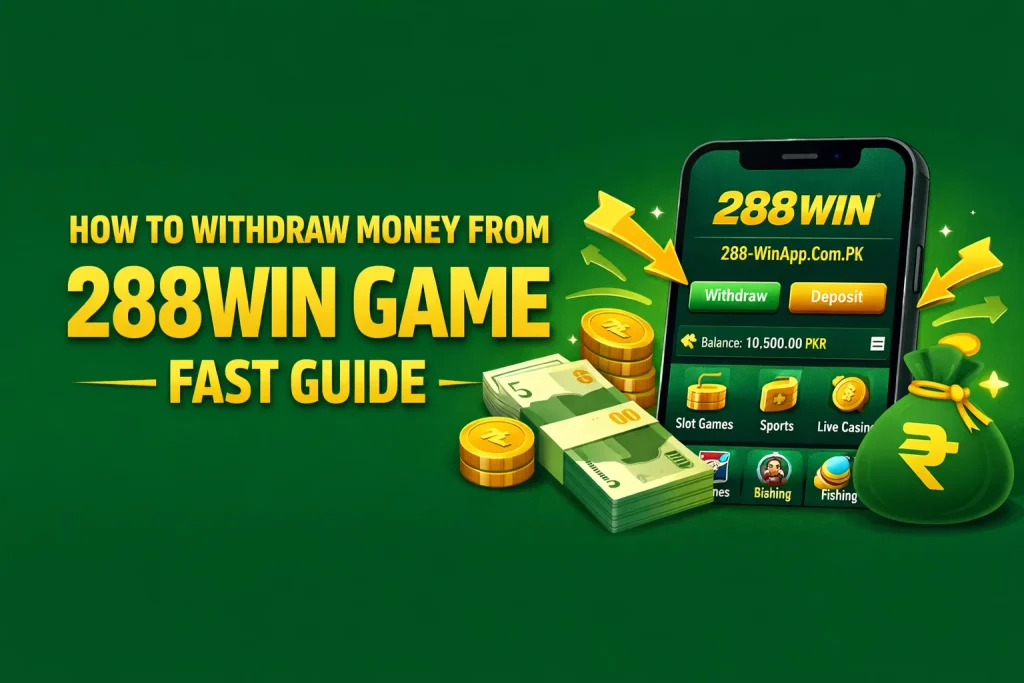 How to Withdraw Money From 288WIN Game